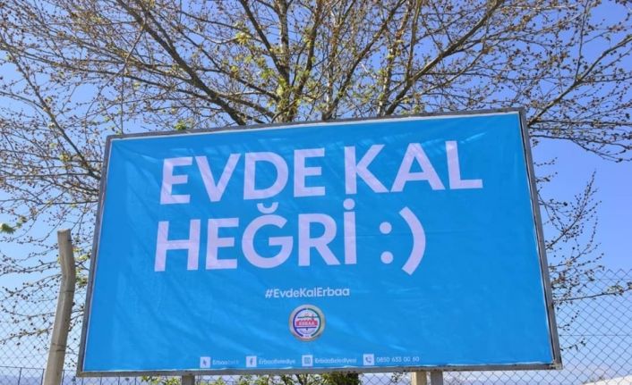 Yöresel şive ile ‘evde kal’ çağrısı