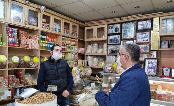 Ahlatcı’nın esnaf ziyaretleri sürüyor