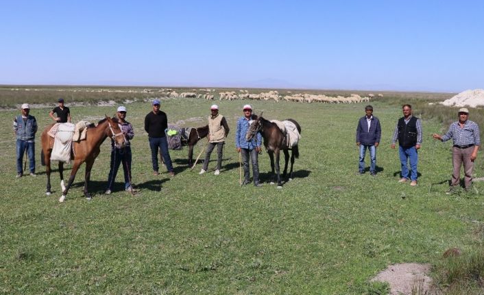 Aksaraylı hayvan üreticilerinin meralarda tuzlu su endişesi