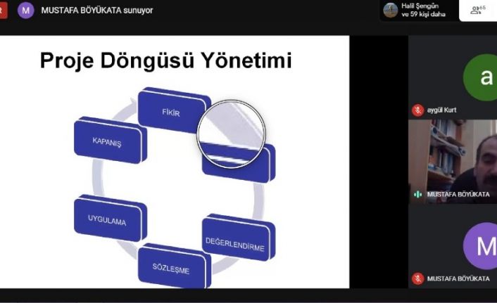 Bartın Üniversitesi öğrencilerine online olarak proje eğitimi verildi