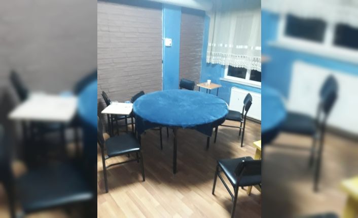 Çan’da evi kumar salonuna çevirenlere suçüstü