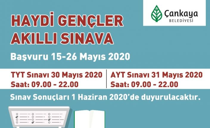 Çankaya’dan gençlere 19 mayıs armağanı “akıllı sınav”