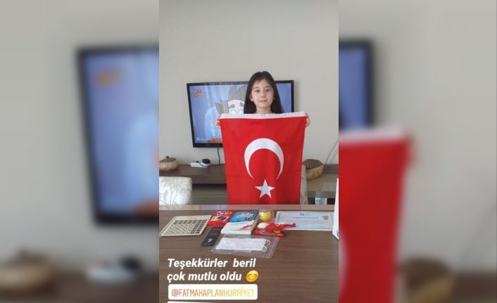 Çocuklardan, Başkan Hürriyet’e hediye teşekkürü