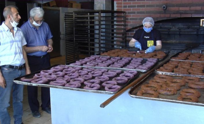 Ekmekten sonra şimdi de ‘mor simit’ görücüye çıktı