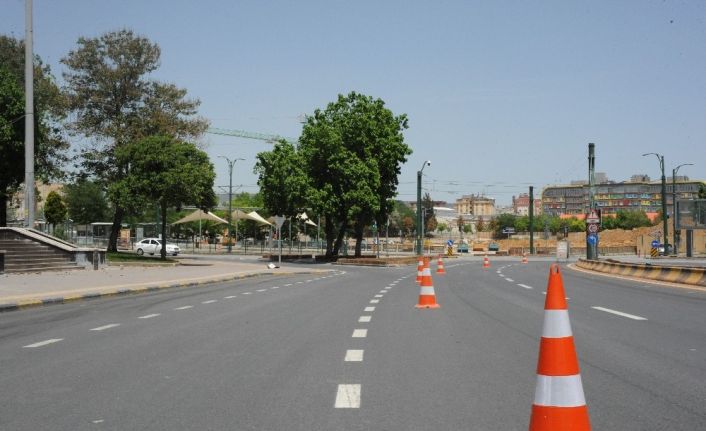 Gaziantep’te kısıtlamanın ikinci gününde sessizlik sürüyor