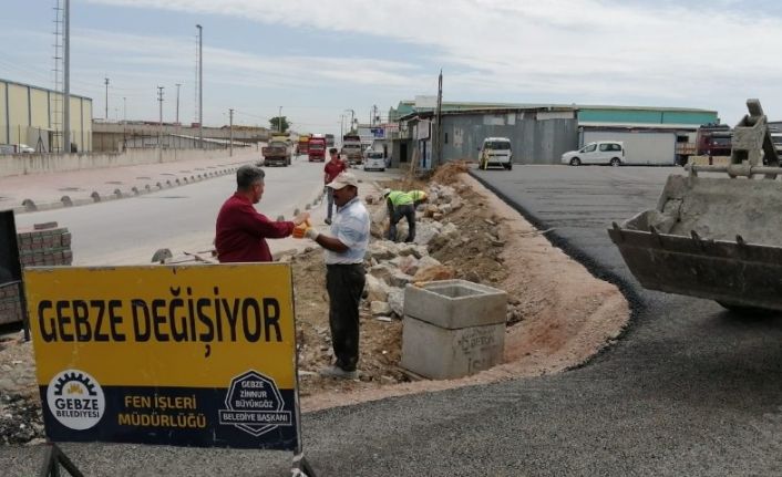 Gebze’de üst yapı çalışmaları sürüyor