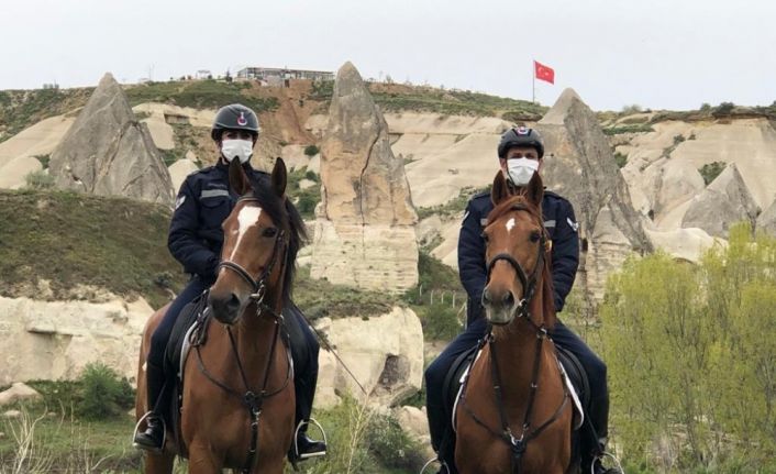 Kapadokya’da vadilerin güvenliği atlı birliklere emanet