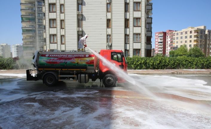 Karaköprü’de korona virüs tedbirleri sürüyor