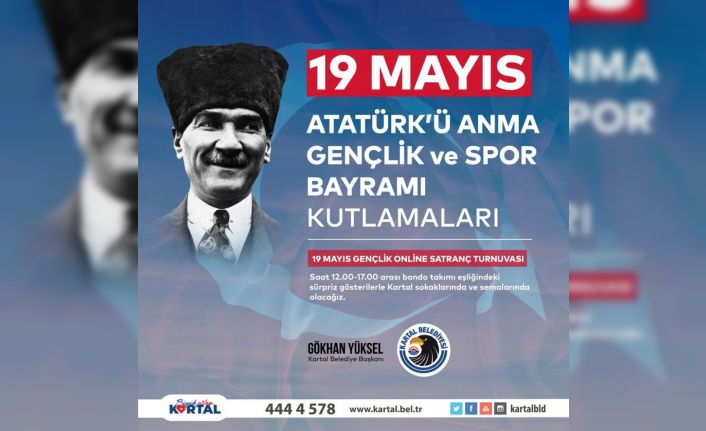 Kartal Belediyesinden 19 Mayıs’ın 101’inci Yılına Özel Kutlama