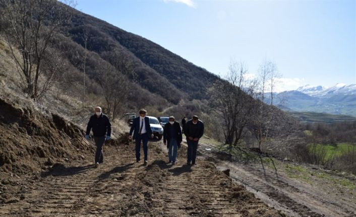 Kaymakam Murat Mete yapılan çalışmaları yerinde inceledi