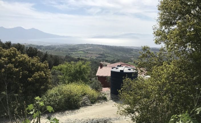 Kuşadası’nda ormanlık alandaki kaçak hobi bahçeleri mühürlendi