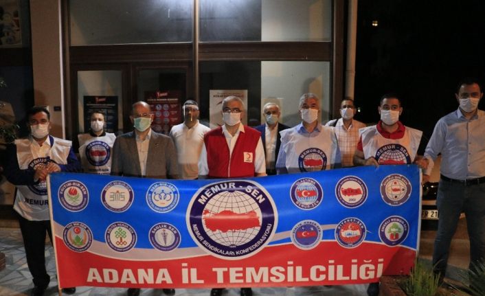 Memur-Sen Adana Temsilciğinden Kızılay’a kan bağışı