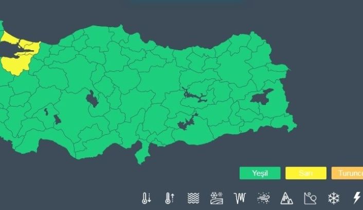 Meteorolojiden Bursa’ya ’sarı’ uyarı