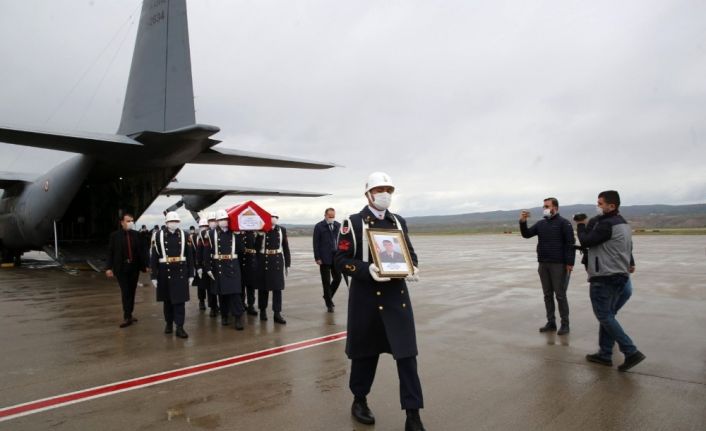 Şehit uzman çavuşun cenazesi Kapadokya Havalimanına getirildi