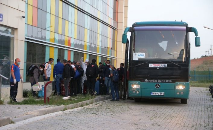 Tanzanya’dan Kırıkkale’ye getirilen 53 kişi, karantinaya alındı