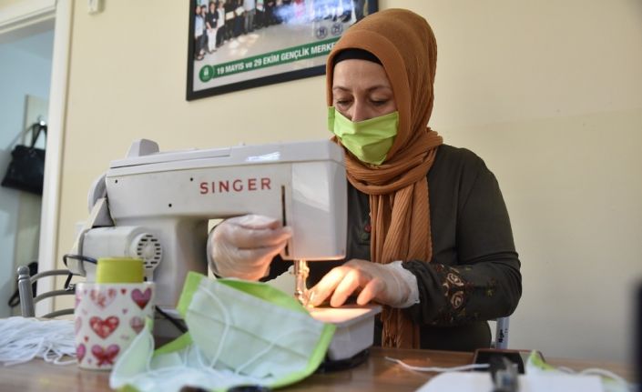 Ürettikleri maske sayısı 18 bin adete ulaştı