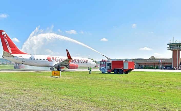 Corendon Airlines tarihinde ilk kez Zonguldak’a indi