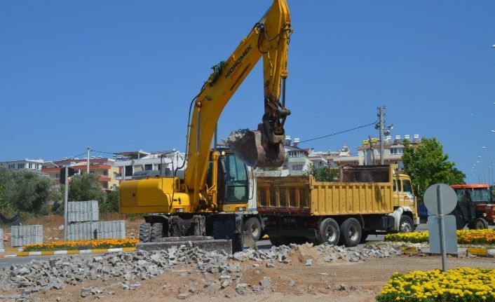 Didim’de üst yapı çalışması iki günde tamamlandı