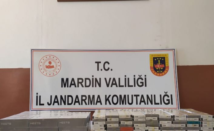 Mardin’de jandarma 40 bin TL değerinde kaçak sigara ele geçirdi