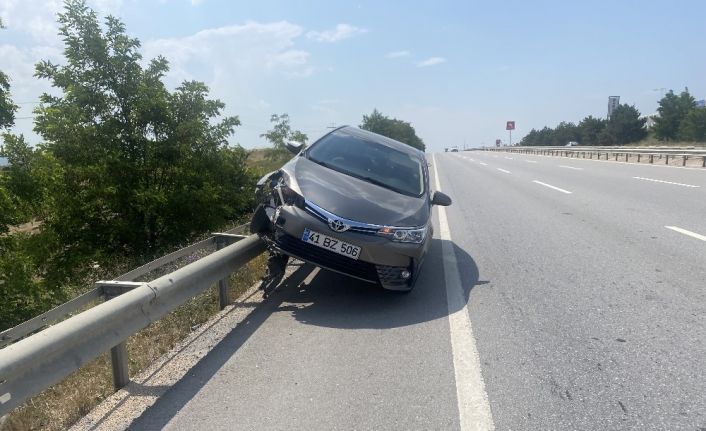 Bursa karayolunda ilginç kaza