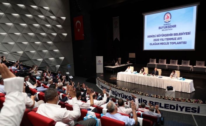 Denizli Büyükşehirde pandemi sonrası ilk meclis toplantısı