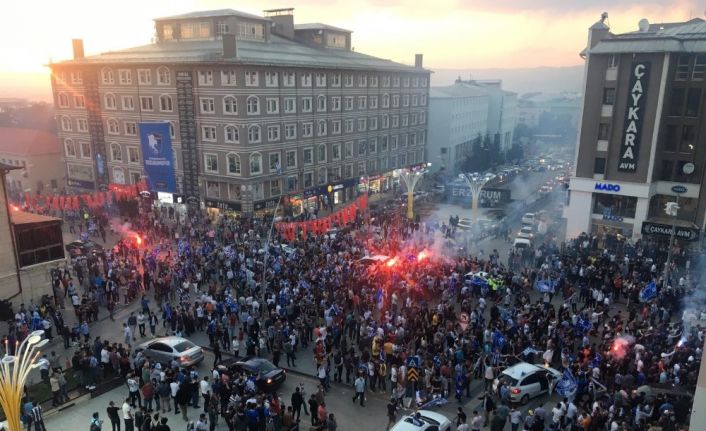 Erzurum’da Süper Lig sevinci