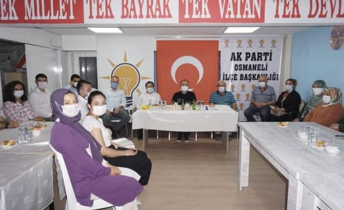 İl Başkanı Karabıyık, AK Parti Osmaneli teşkilatıyla bir araya geldi