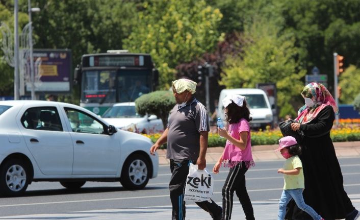 Kayseri’de termometreler 39 dereceyi gösterdi