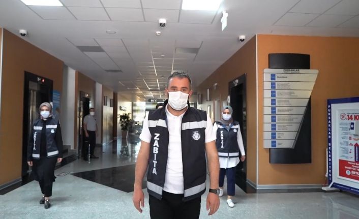 Pursaklar’da ‘‘maske, sosyal mesafe ve hijyen’’ denetimi