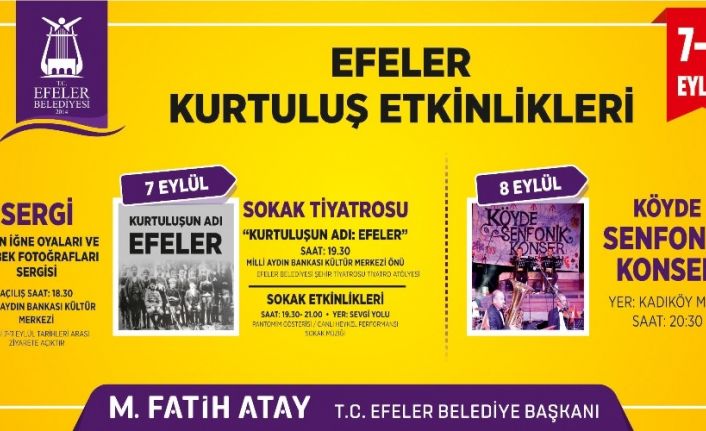 Efeler’de 7 Eylül, etkinliklerle kutlanacak