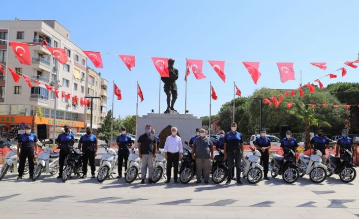 Saruhanlı Belediyesinden Çiftçi Malları Koruma’ya motosiklet desteği