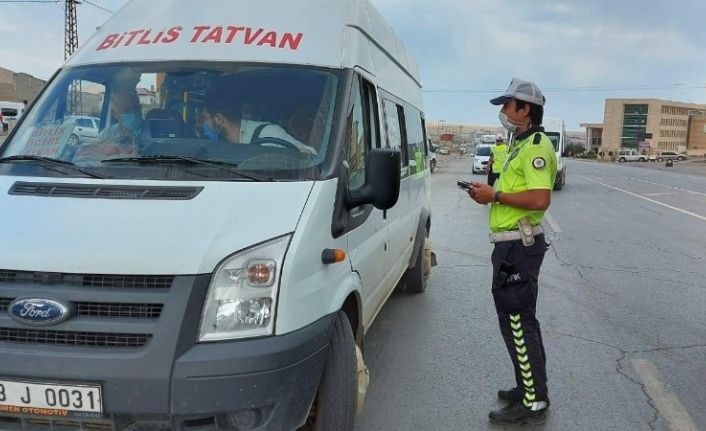 Tatvan’da korona virüs denetimleri