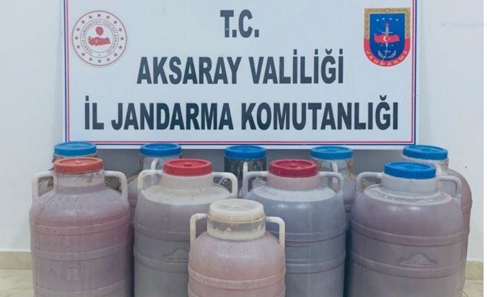 Aksaray’da kaçak içki operasyonu: 2 gözaltı