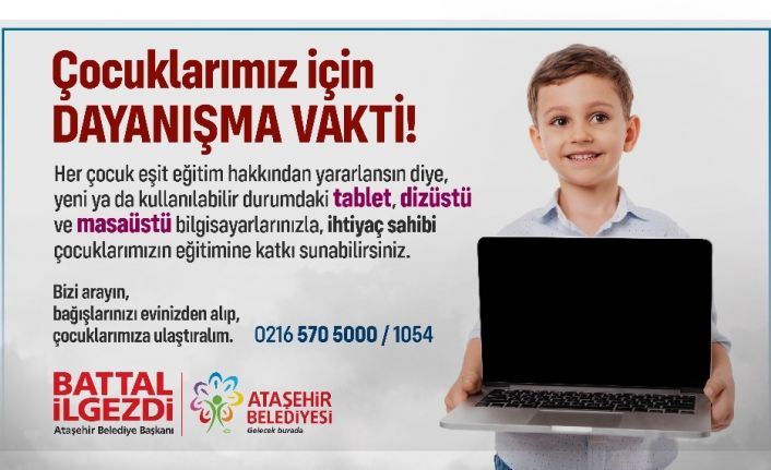 Atık pil toplayarak kazandıkları tabletleri uzaktan eğitim için bağışladılar