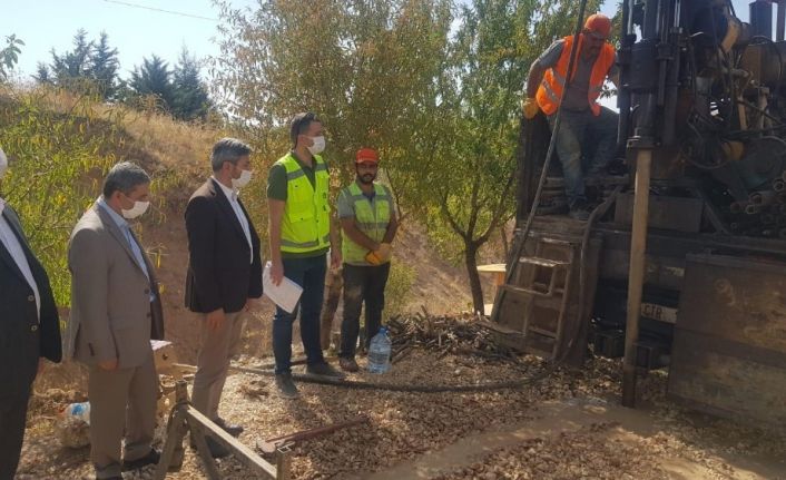 Aydın, hızlı tren sondaj çalışmalarını yerinde inceledi