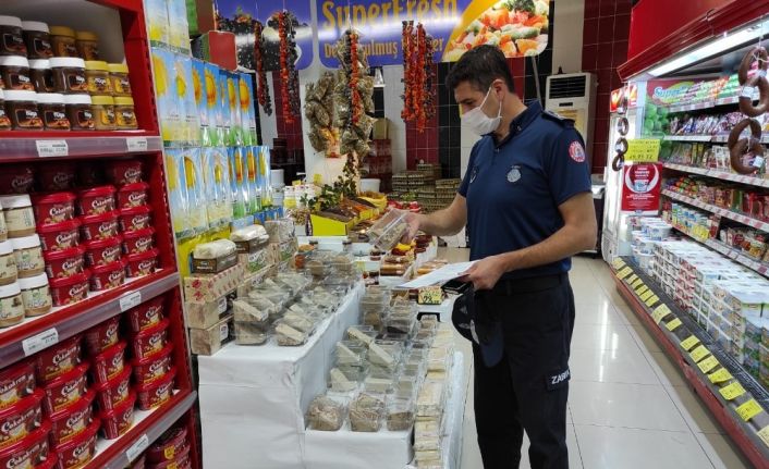 Bafra zabıtasından fiyat denetimi