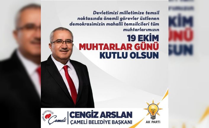 Başkan Arslan muhtarları unutmadı