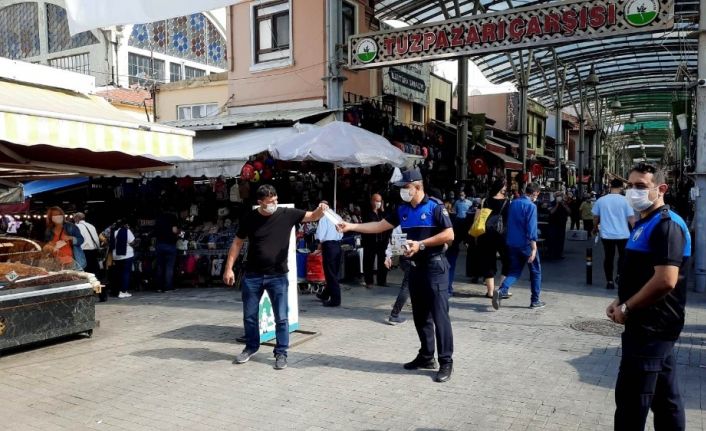 Bursa’da zabıtadan kapsamlı korona denetimi