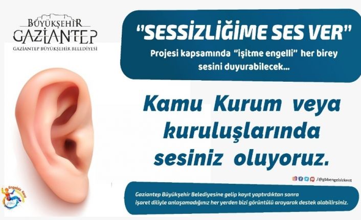 Büyükşehir, işitme engelli bireylerin sesi olacak