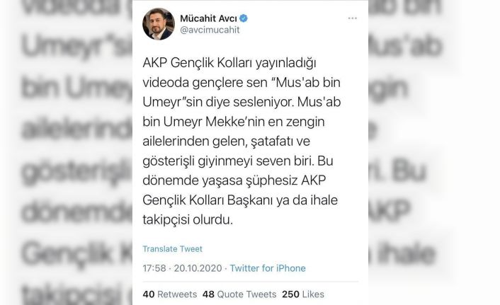 CHP’li danışmanın "sahabe" eleştirilerine Göksu’dan anlamlı yanıt