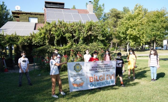 Diyarbakır’da Güneş Evi, Bilgi Evi öğrencilerini ağırladı