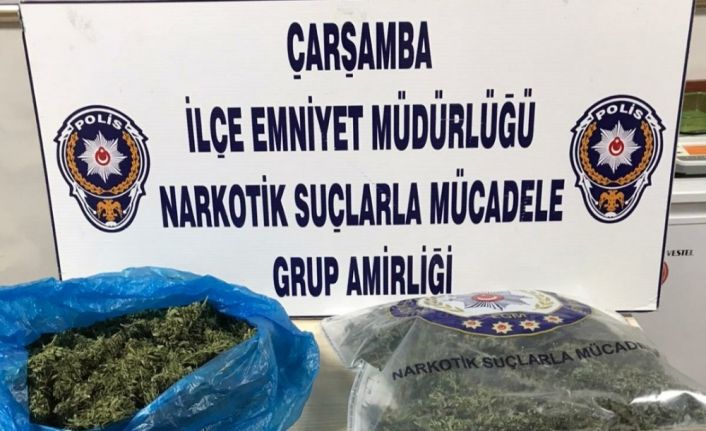 Evinde satışa hazır uyuşturucuyla yakalandı