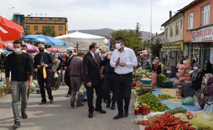 Hüyük’te korona virüs demetimi yapıldı