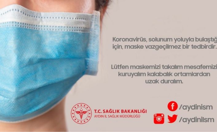 İl Sağlık Müdürlüğü’nden maske uyarısı