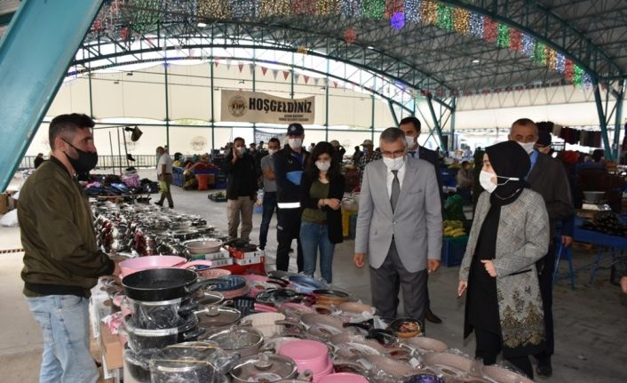 İnönü’de Korona virüs denetimi