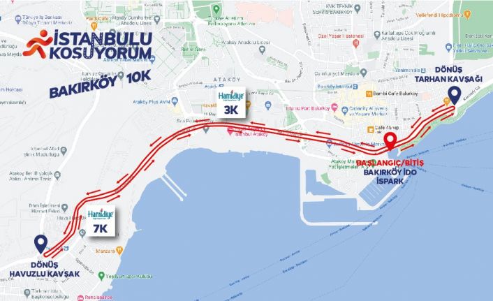 ’İstanbul’u Koşuyorum’ Bakırköy etabında 400 İstanbullu yarışacak