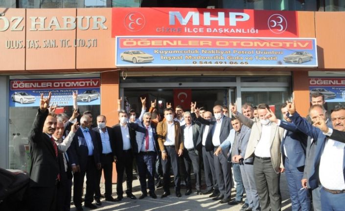 MHP Cizre’de yeni hizmet binasını açtı