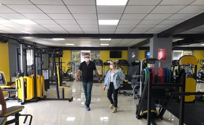 Spor salonlarında denetimler sürüyor