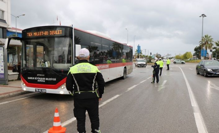 Toplu taşıma araçlarına korona denetimi