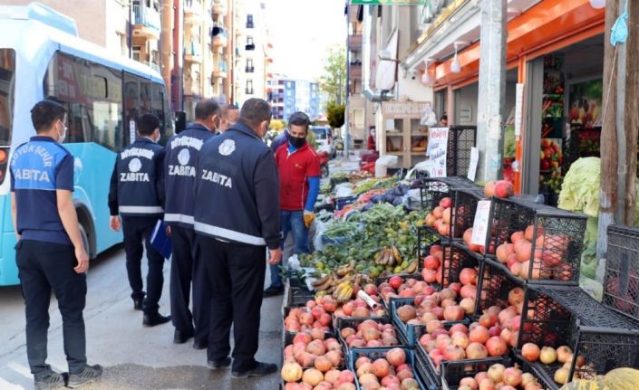 Van’da ‘kaldırım işgali’ denetimi